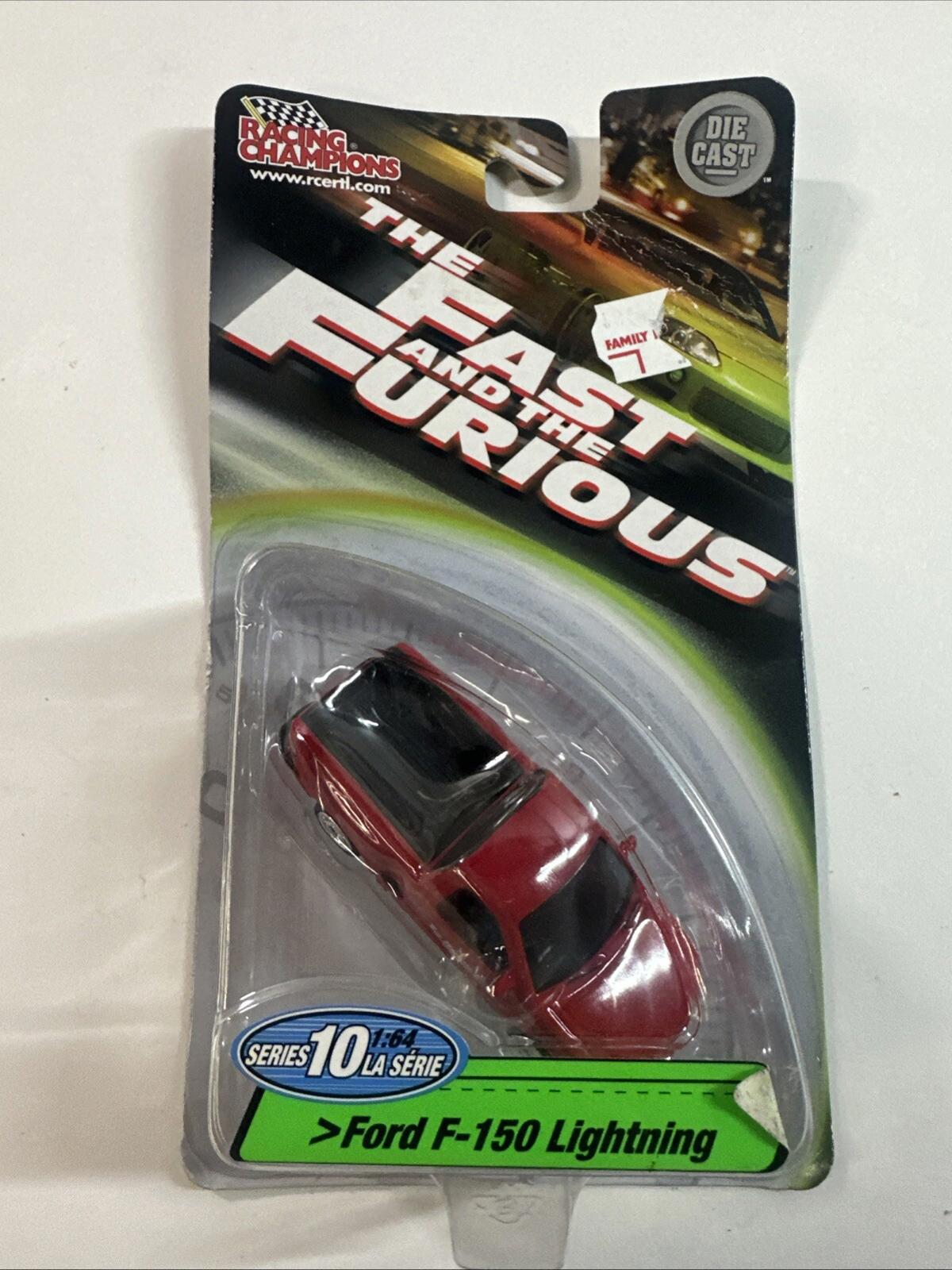 Racing Champions The Fast & Furious Ford F-150 lightning Red 1/64 Series 10 Rare