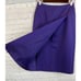 BERGDORF GOODMAN ON THE PLAZA NY violet vintage wrap wool pencil skirt size 6