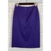 BERGDORF GOODMAN ON THE PLAZA NY violet vintage wrap wool pencil skirt size 6