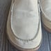 Olukai Moloa leather slip on loafers in nubuck toffee ray - Mens size 10.5