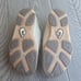 Olukai Moloa leather slip on loafers in nubuck toffee ray - Mens size 10.5