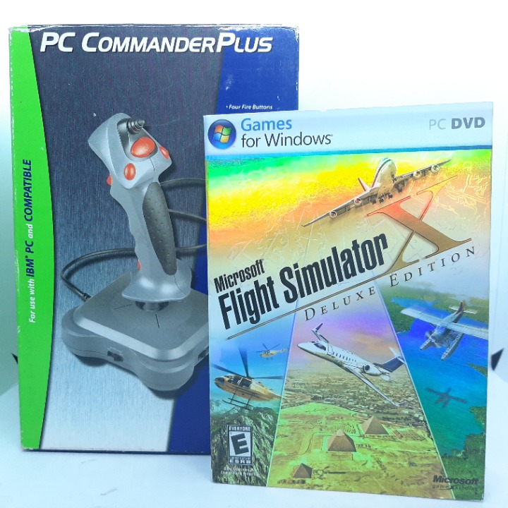 PC CommanderPlus & Microsoft Flight Simulator X Deluxe Edition Bundle
