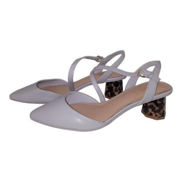 Aldo Elegant Lavender Leopard Print Heel