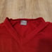 Mens PING Merino Wool Golf Sweater Top Medium Red Embroidered Sensor Warm V-Neck