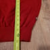 Mens PING Merino Wool Golf Sweater Top Medium Red Embroidered Sensor Warm V-Neck