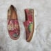 L'Amour des Pieds Women's Stazzema Flats Floral Perforated Leather Size 6
