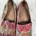 L'Amour des Pieds Women's Stazzema Flats Floral Perforated Leather Size 6