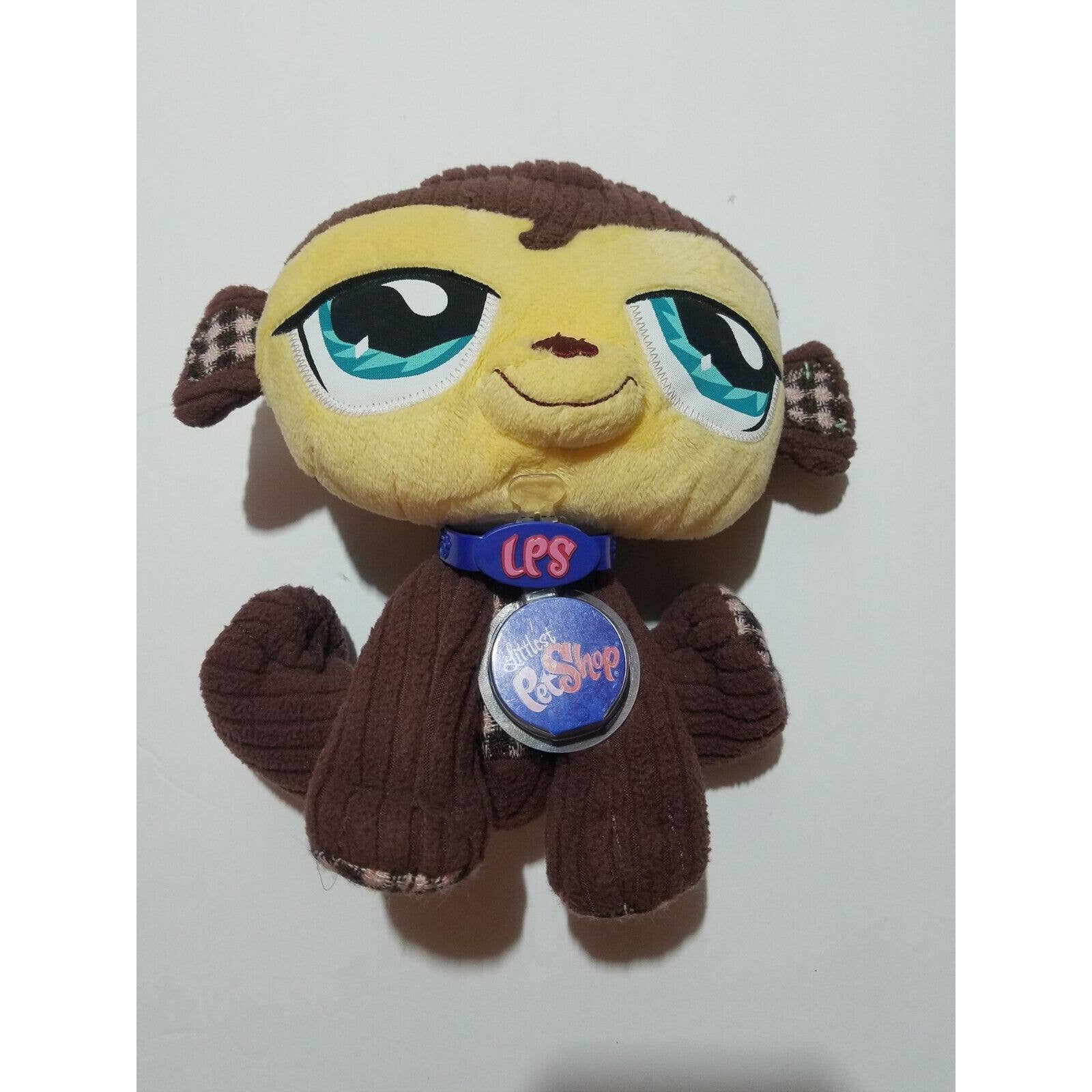 Littlest Pet Shop VIP Monkey Plush Stuffed Animal Toy, NWTs 2007 Unused Code