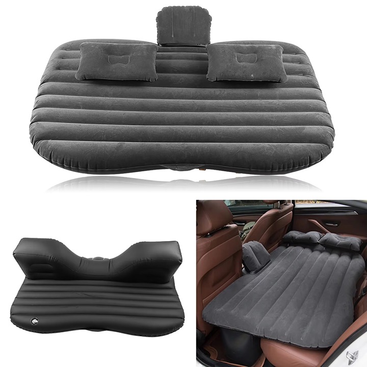 Car Inflatable Bed Back Seat Mattress with Pump | Durable Airbed for Rest