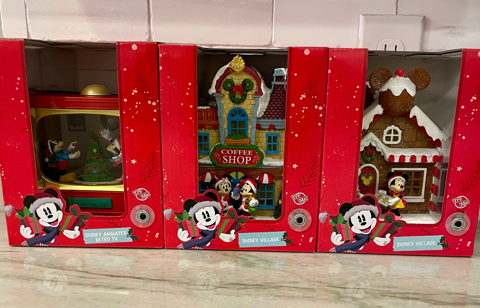 3 Aldi Disney Mickey and Minnie Christmas 2025 Village