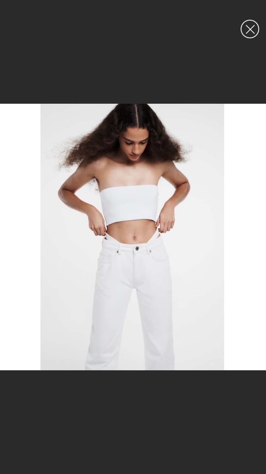 Zara low rise baggy jeans