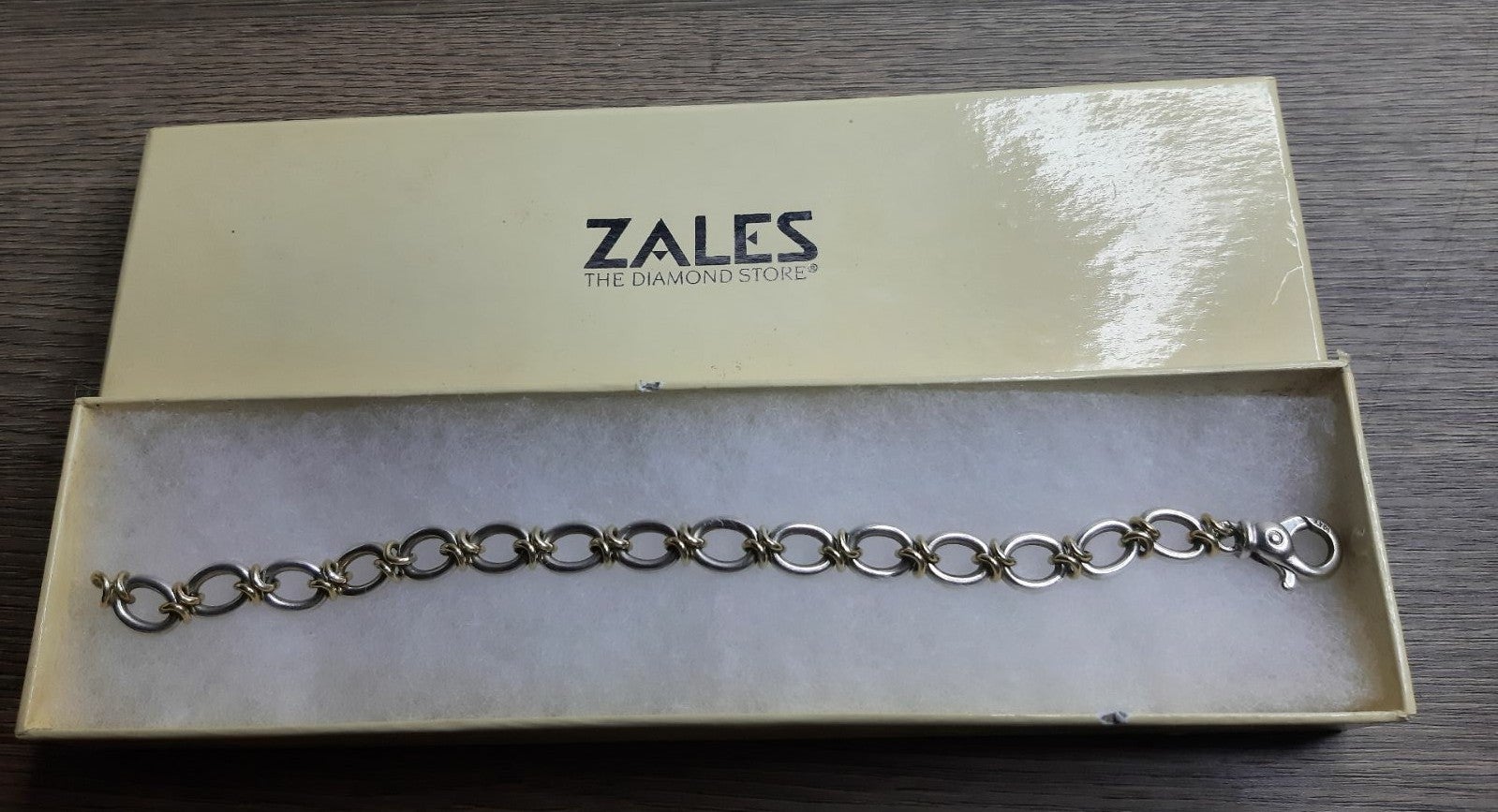 14k and sterling silver bracelet