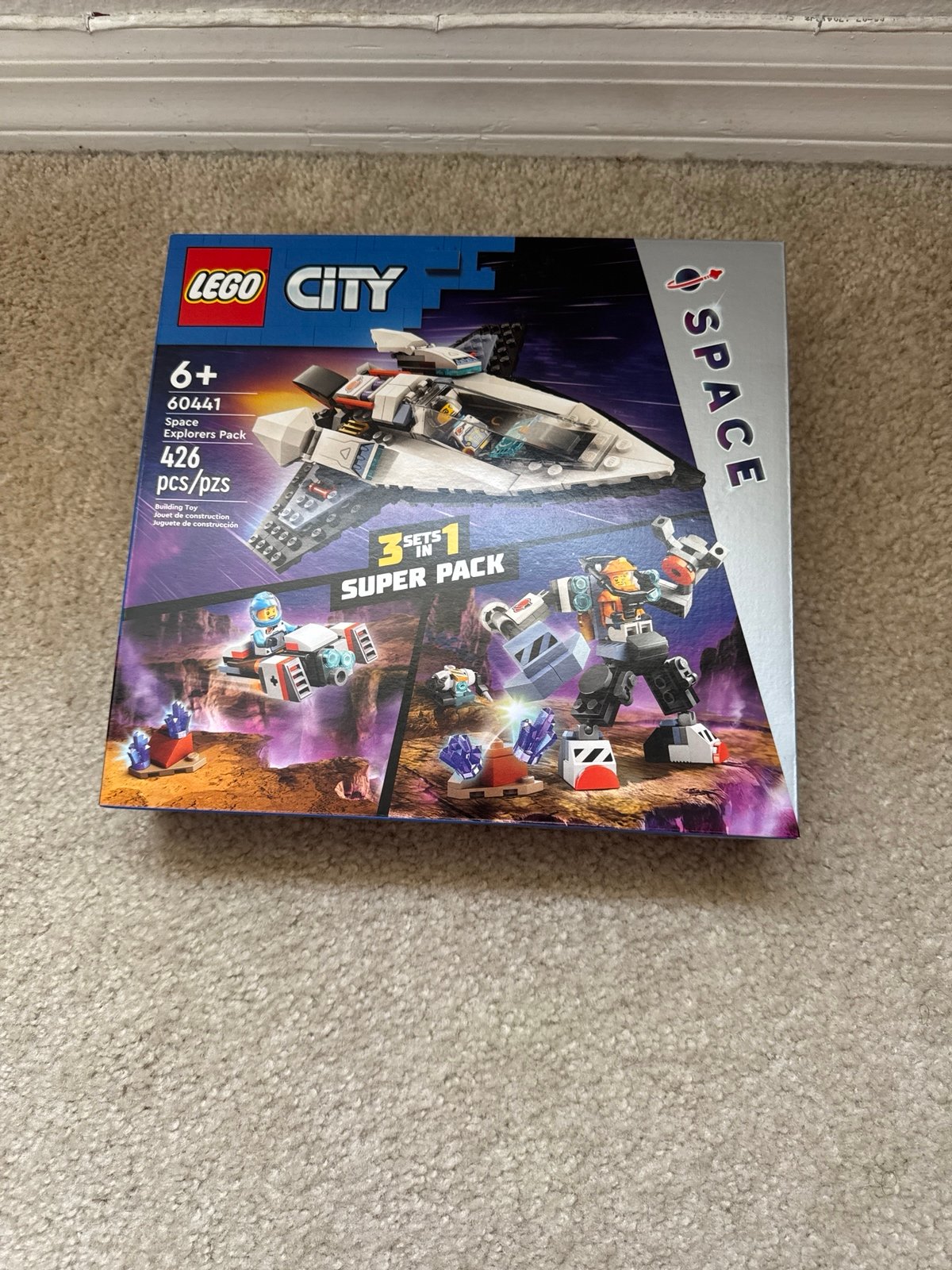 New LEGO CITY 60441 Space Explorer 3-In-1 Super Pack