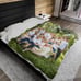 Personalized Velveteen Plush Blanket 60x80 | Original Photo | Custom Gift Idea