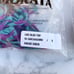 Inamorata Las Olas mauve check triangle top bikini set size S small NEW NWT