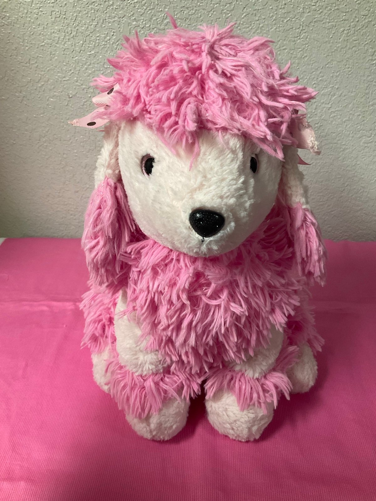 Hug fun Pink Plush Poodle Stuffed Animals Plush Toys Plush Dog Stuffies Plushies