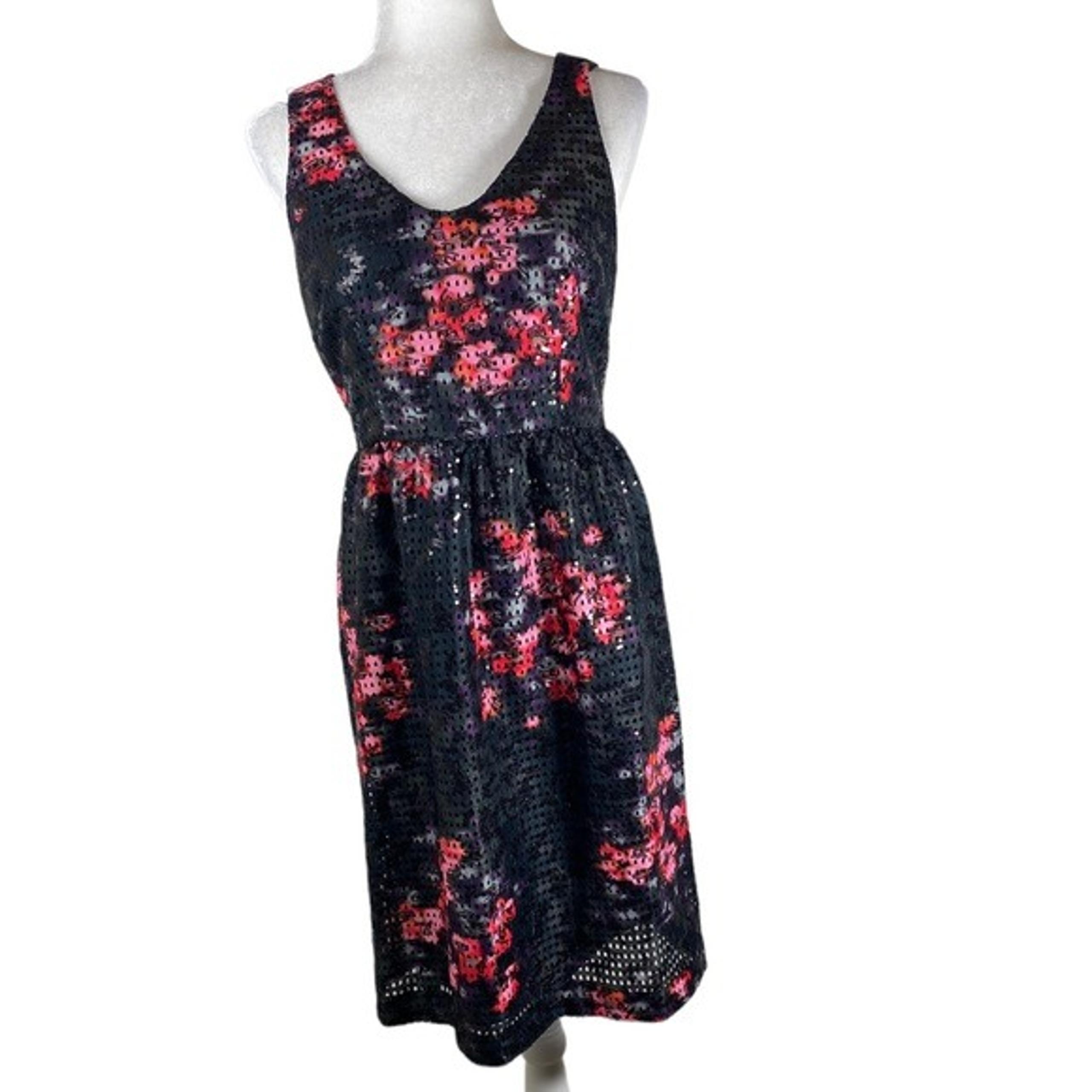 Trina Turk Sequin Knee Length Sleeveless Cocktail Party Event Dress Women’s 6
