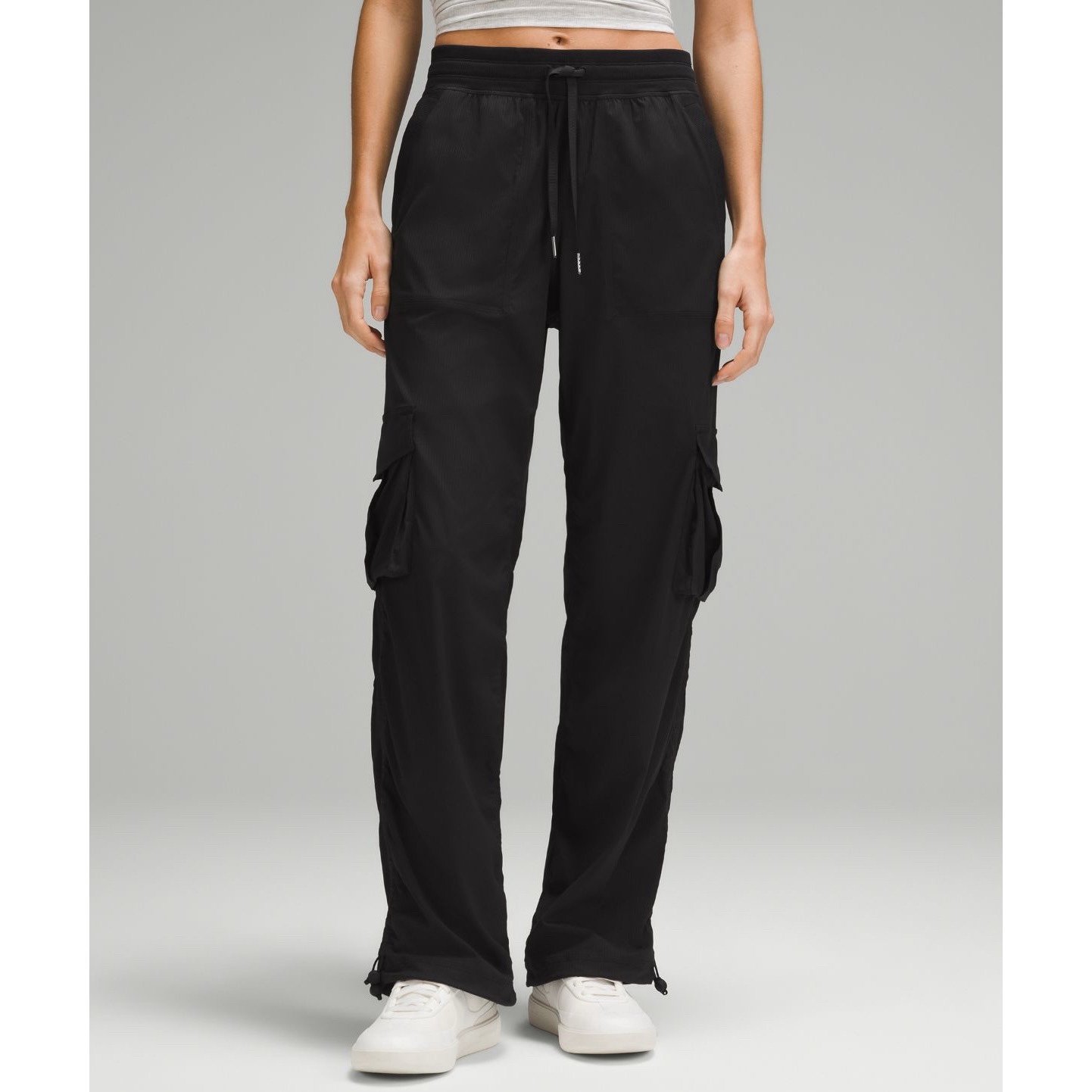Lululemon Black Dance Studio Relaxed-Fit Mid-Rise Cargo Pant - Medium