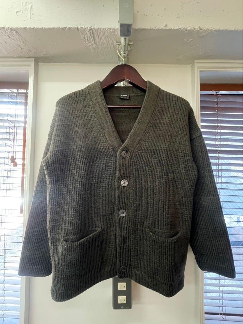 JIL SANDER Dark Green Cardigan