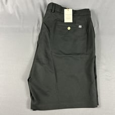 Peter Millar Golf Shorts Crown Sport 40 x 8.5 Black Polyester NWT MSRP 100