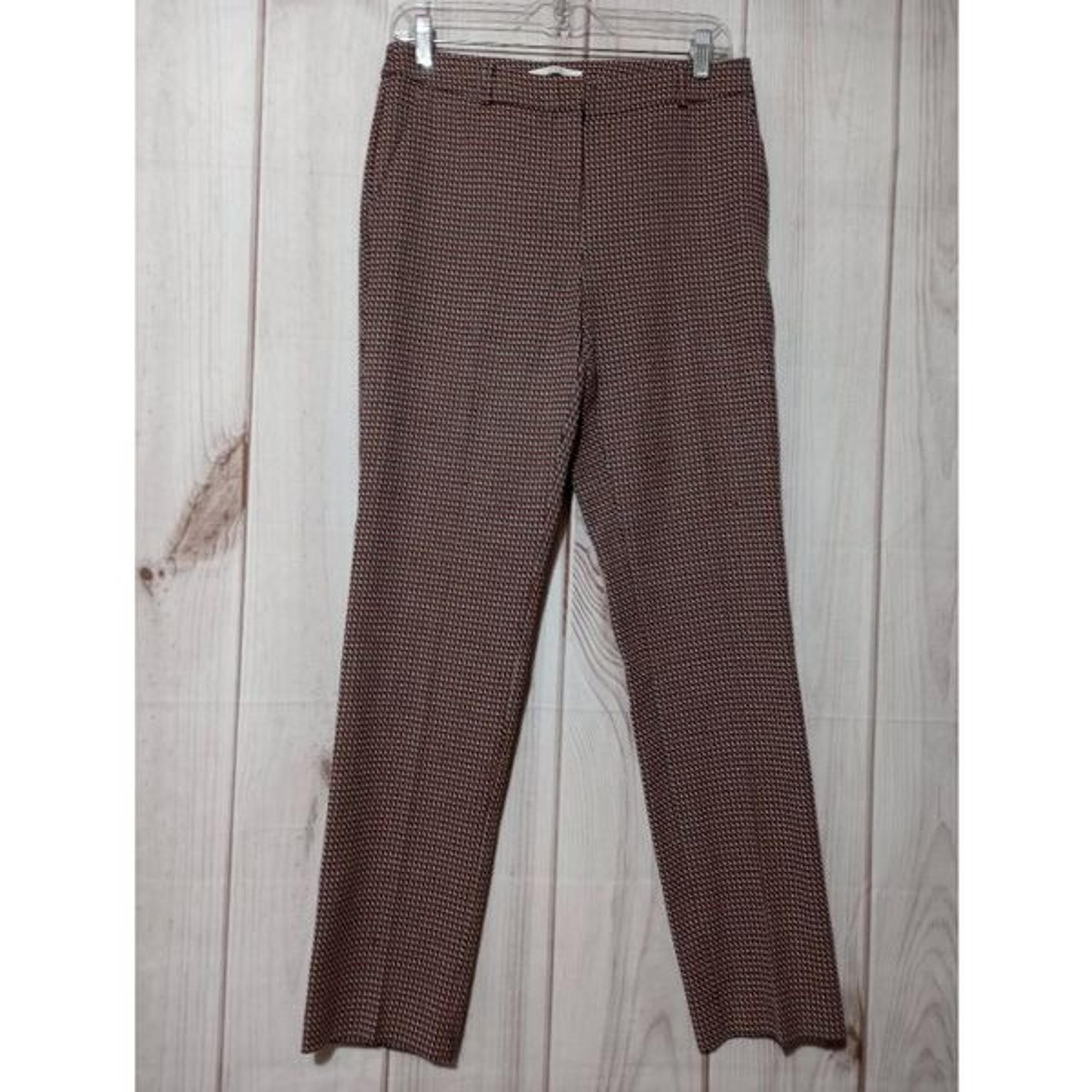 Boss Hugo Boss Pants Ladies 4 Straight Leg Gray Orange