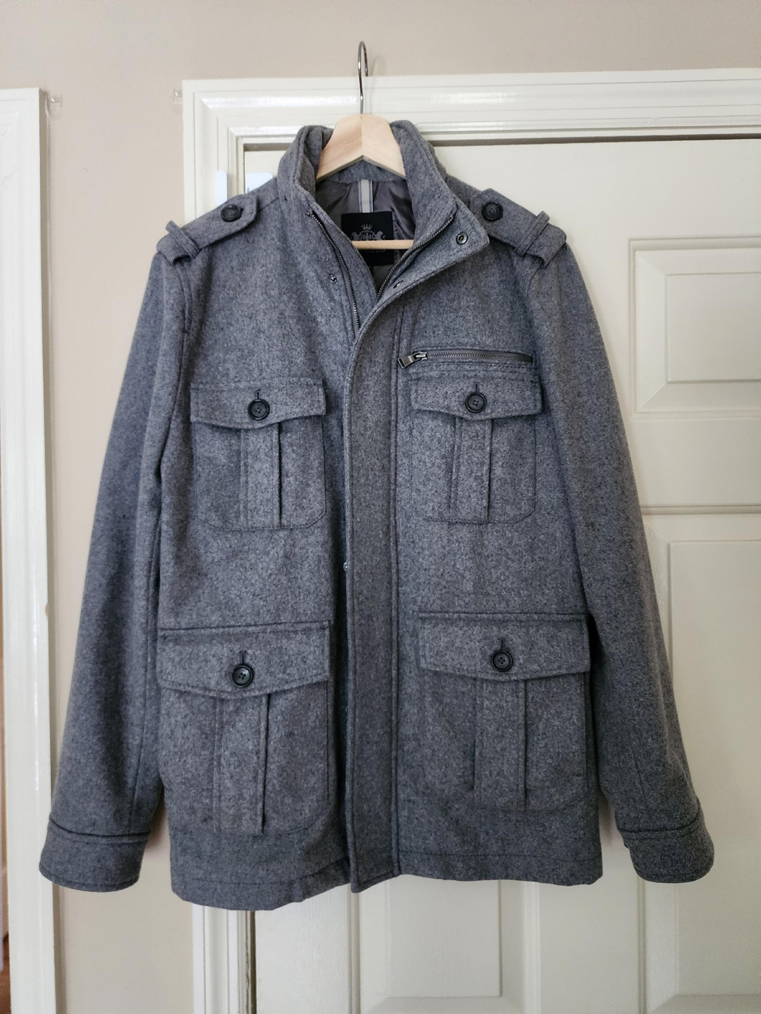 Express Mens Wool Coat
