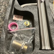 Contemporary Nickel Finish Bathroom Faucet