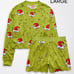 American Eagle AE x GRINCH Plush Pj Pajama/Socks 3PC Set LARGE Dr Seuss
