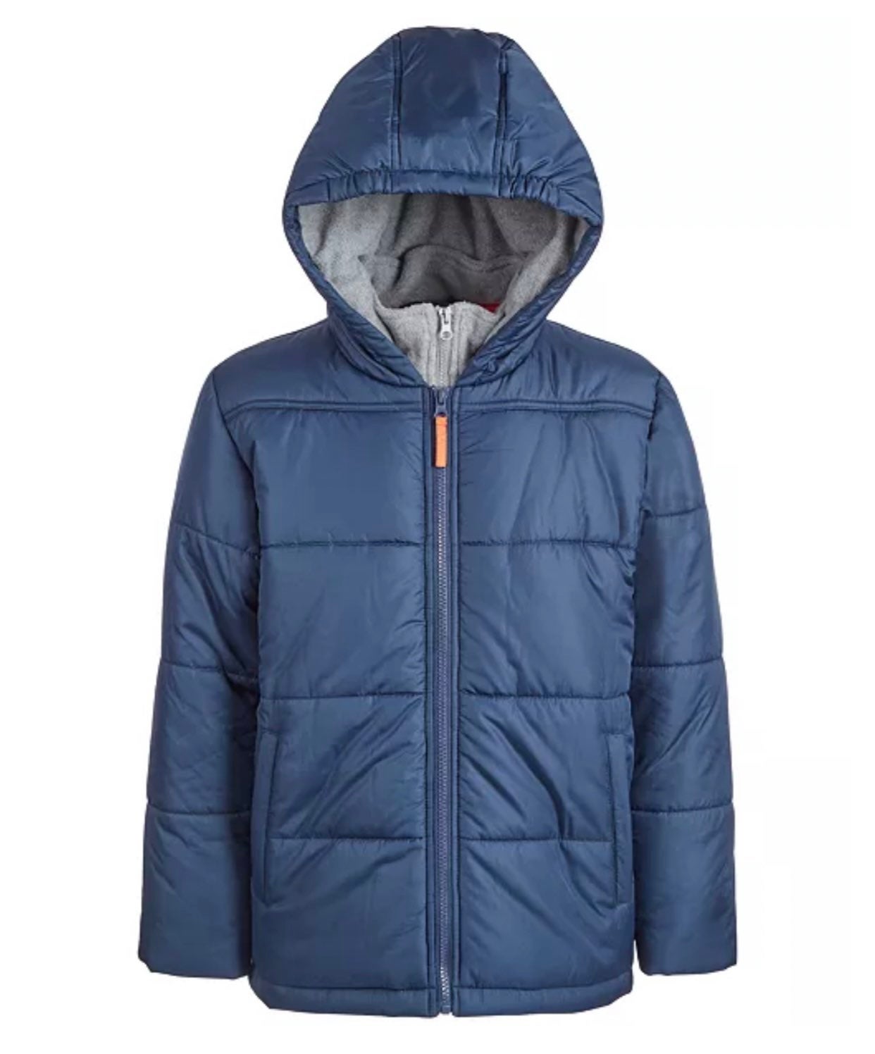 Big Boy’s Hooded Bubble Coat in Navy by S Rothschild & Company (Size XL)