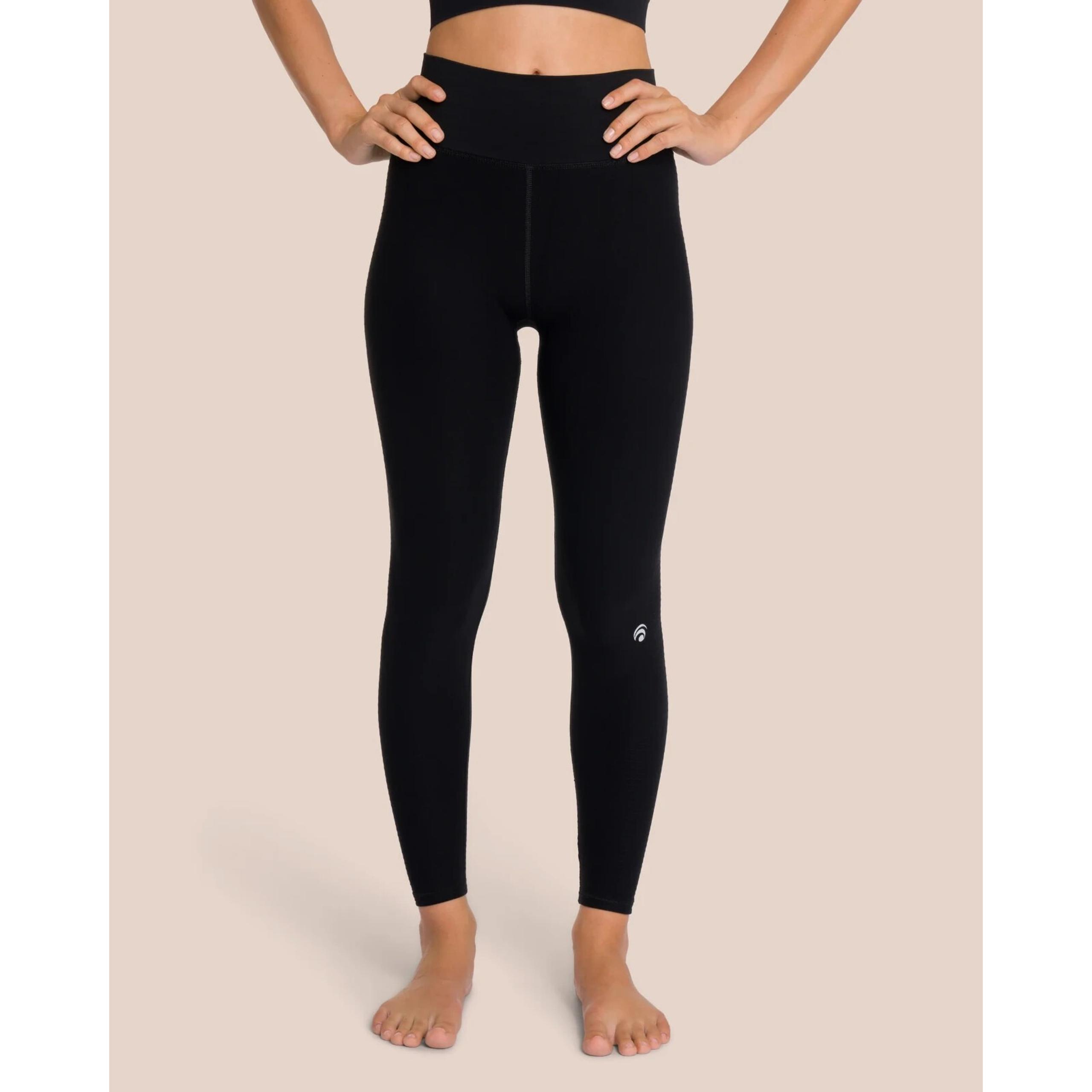 Savvi Leggings Women M Black Compression Casual Yoga Athletic Running Gym Golf