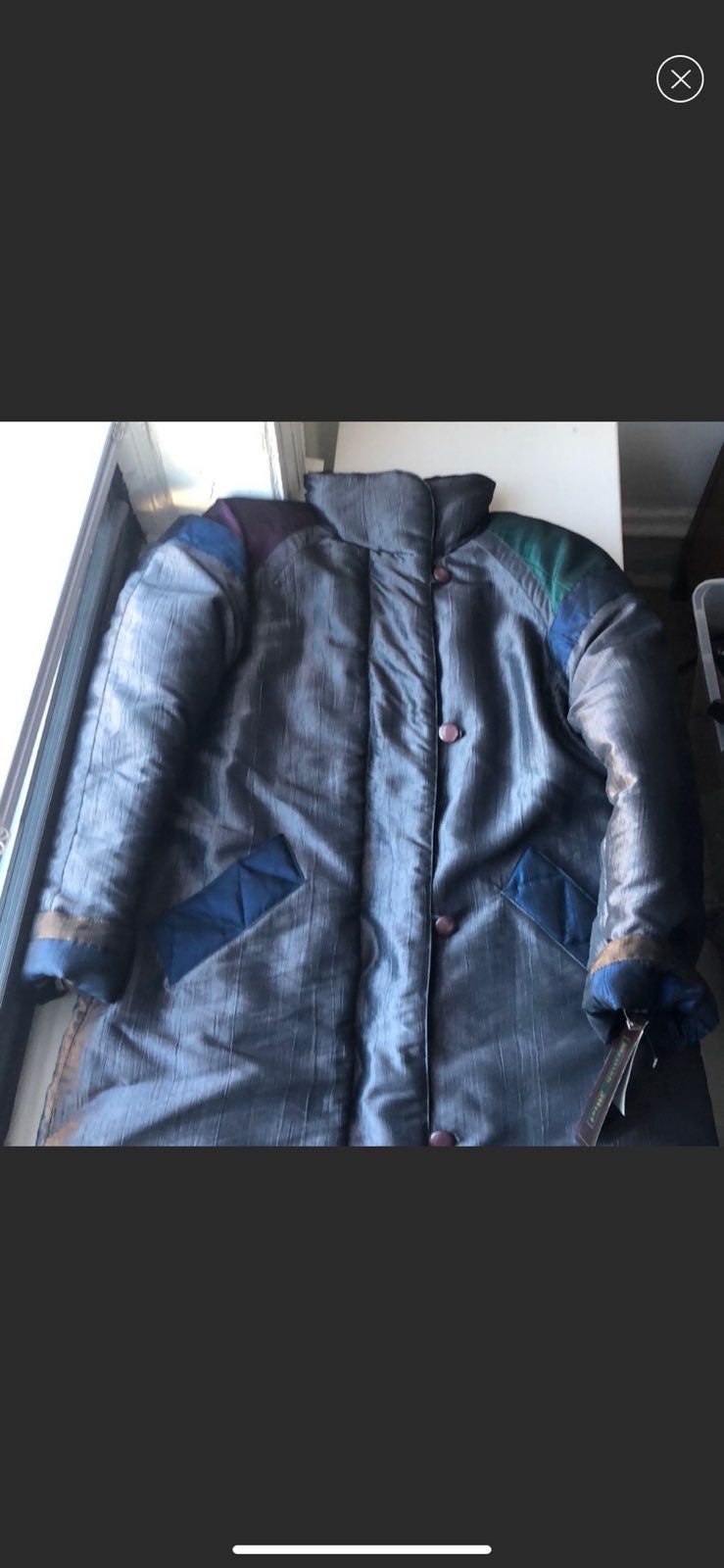 VTG NWT British Mist 80's oversized Coat