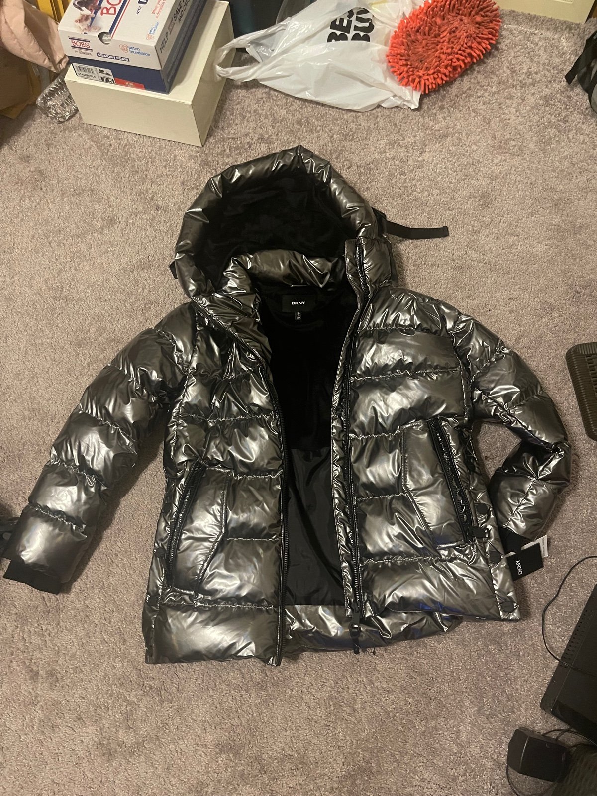 DKNY metallic jacket