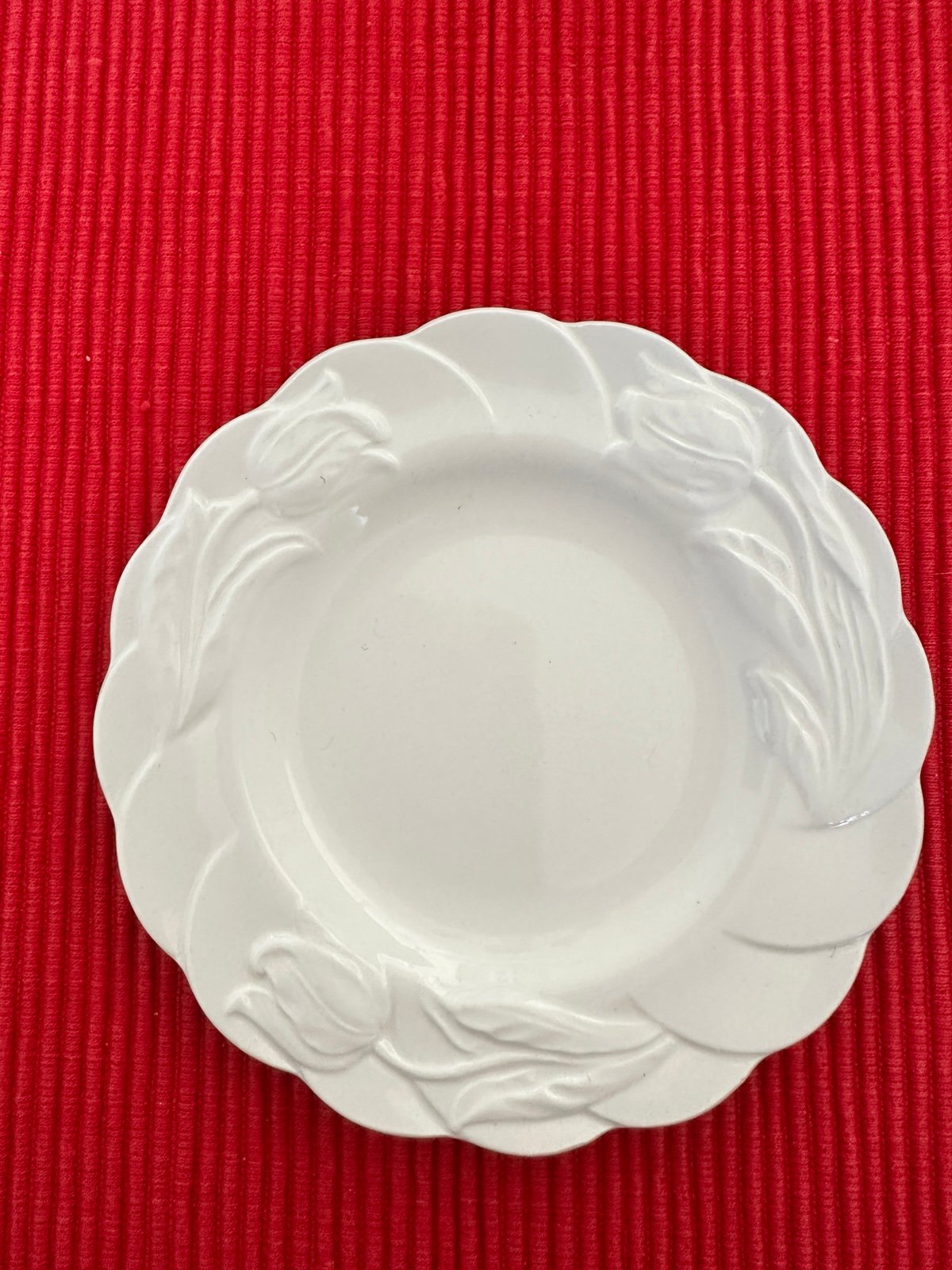 Set of 11 Spode basket weave small plates