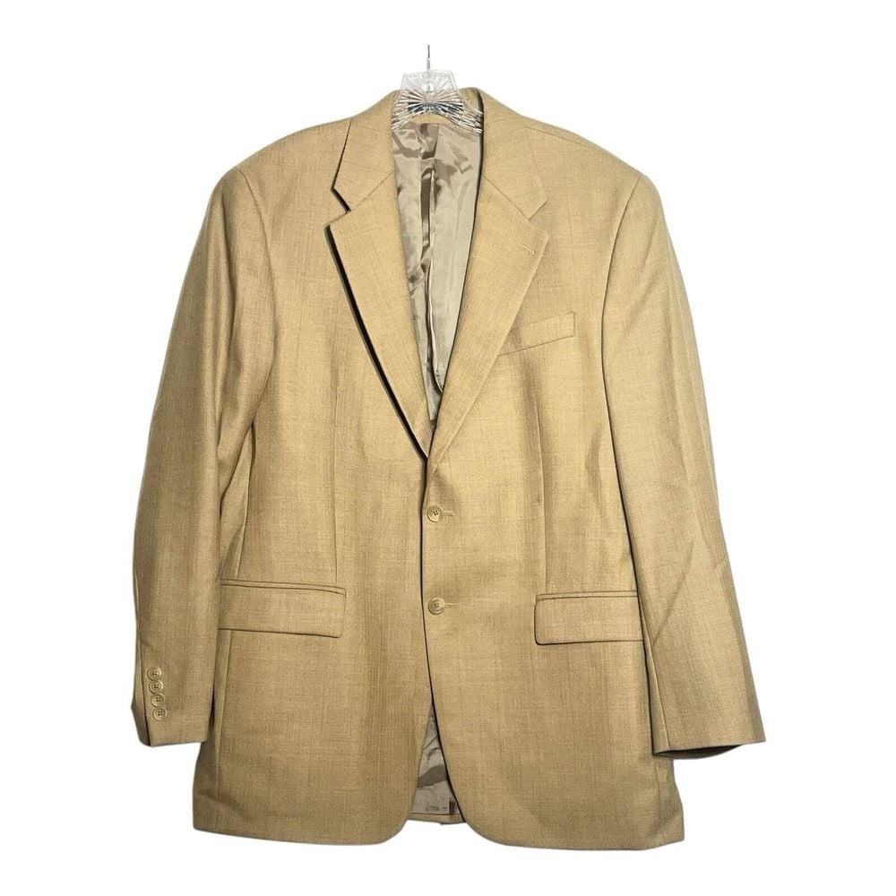Chaps Ralph Lauren Mens 44L 100% Pure Wool 2 Button Brown Sports Coat Canada