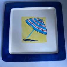 Beach Umbrella Serving Tray