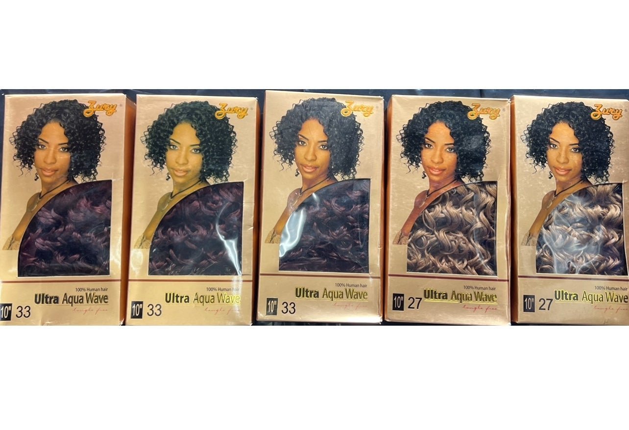 Zury Aqua wave 10” 100% human hair color 33 (2 for 50 )