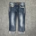 Rock Revival Jeans Womens Size 26 Blue Denisa easy Capri