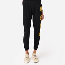 Aviator Nation Charcoal Smiley Repeat Sweatpants Size Small