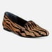 Alfani Womens Poee Leather Tiger Print Loafers Size 10