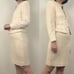 Vintage Escada Cream Wool Tweed 3 Piece Skirt Suit