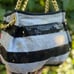 Juicy Juicy Juicy - Sequin Velour Stripped Y2K Purse - FINAL PRICE