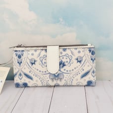 Patricia Nash Nazari Wallet White Italian Folklore