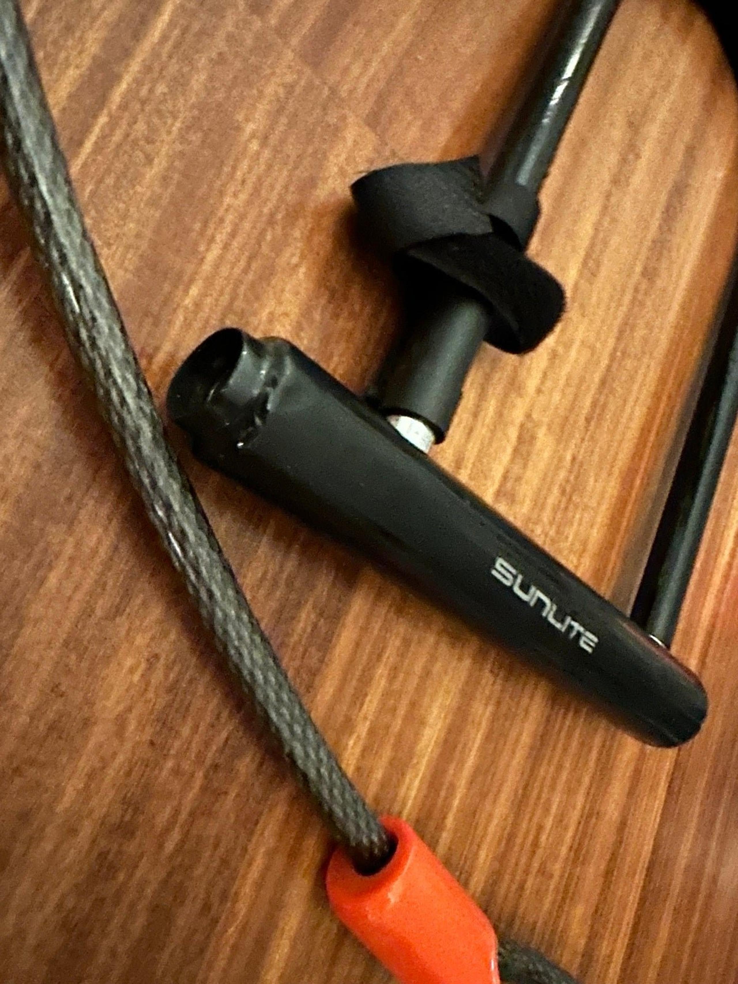 Sunlite Bike U-Lock with Braided Steel Cable