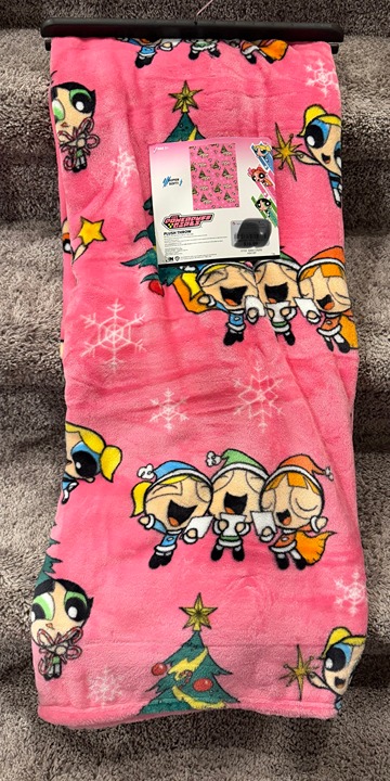 Power Puff Girls Christmas Blanket