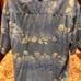 Tommy Bahama men’s 100% silk camp shirt. Sharp blue with tropical print. Large