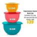 Tupperware Impressions Classic Bowl Set