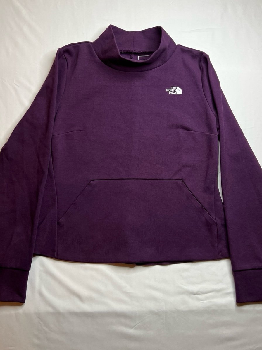 The North Face Purple Turtle Neck Womens Long Sleeve Sz Medium