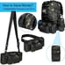 Tactical Backpack Military Army Rucksack Assault Pack Detachable Molle Bag