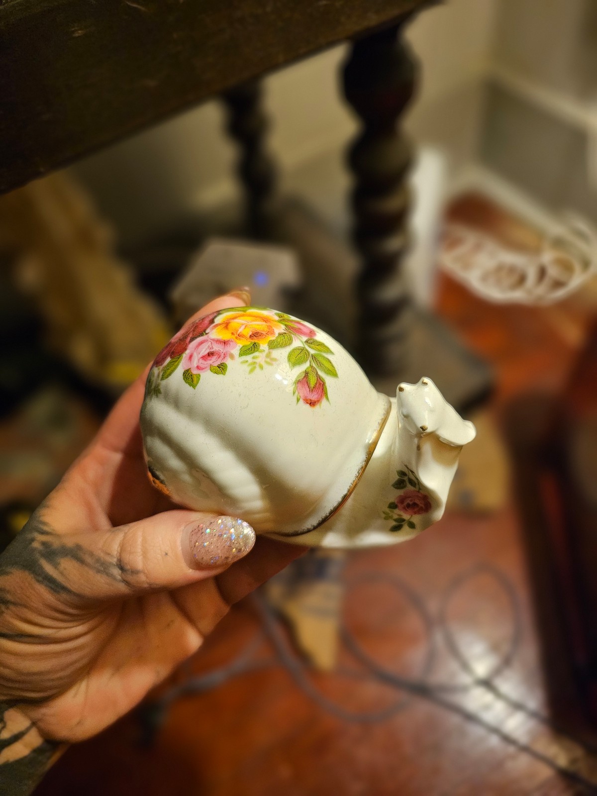 Vintage snail dish
