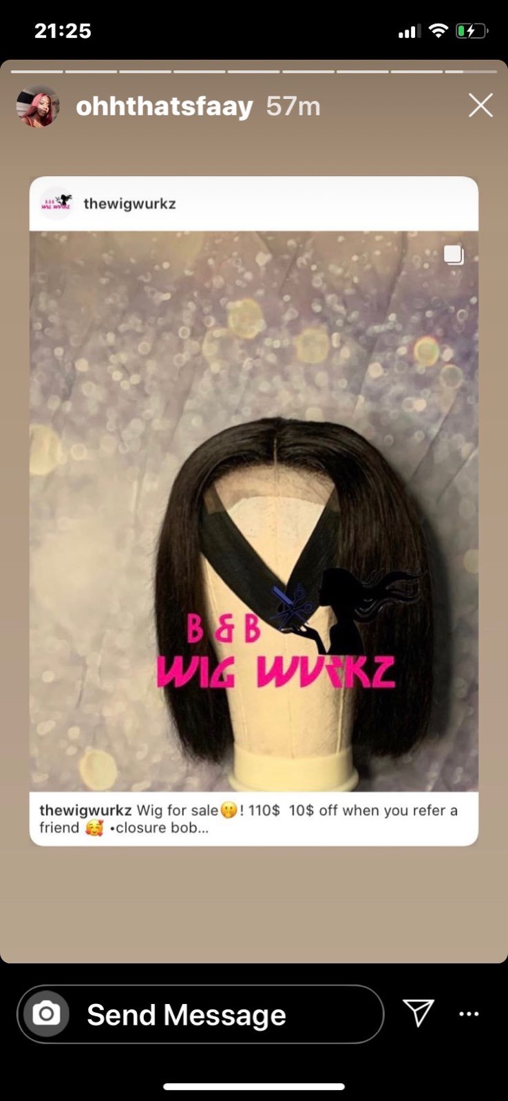human hair lace front wig